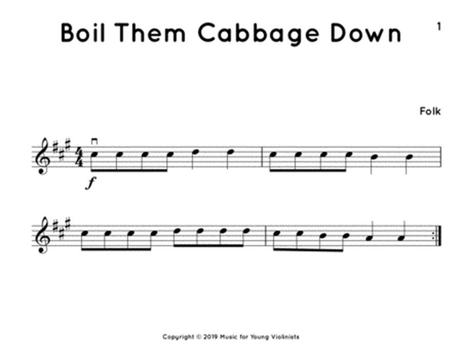 10 Boil Them Cabbage Down Solos for Beginning Violin (+ 9 BONUS VARIATIONS)