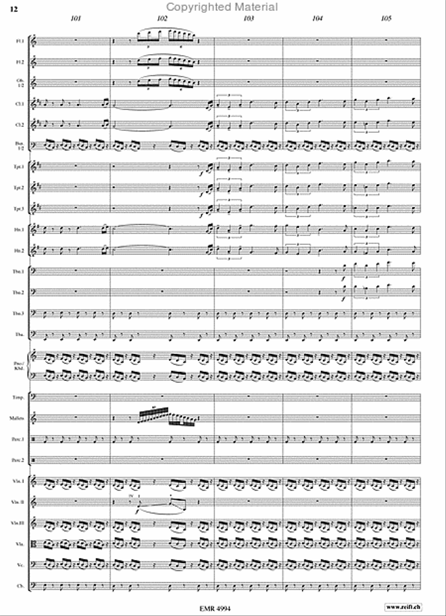 Quo Vadis Orchestra scores gallery preview page 12