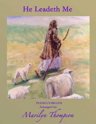 Book cover for He Leadeth Me--Piano/Organ.pdf