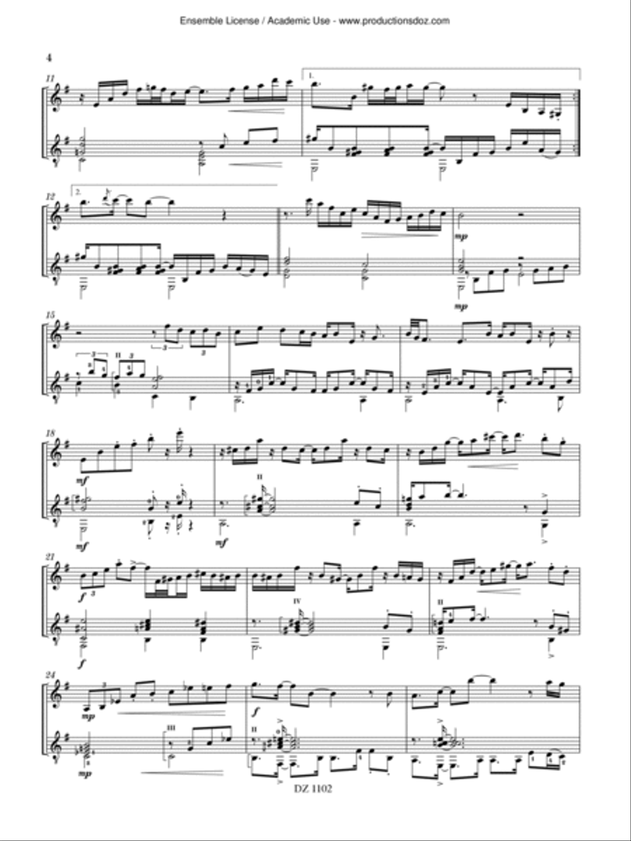 Aurora Aurora Clarinet scores gallery preview page 4