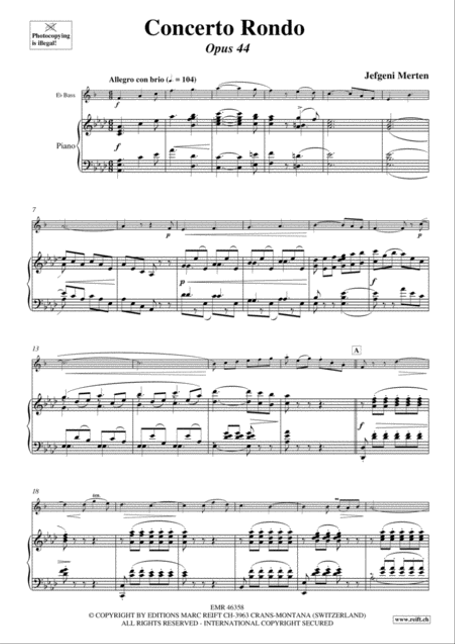 Concerto Rondo Voice Solo scores gallery preview page 4