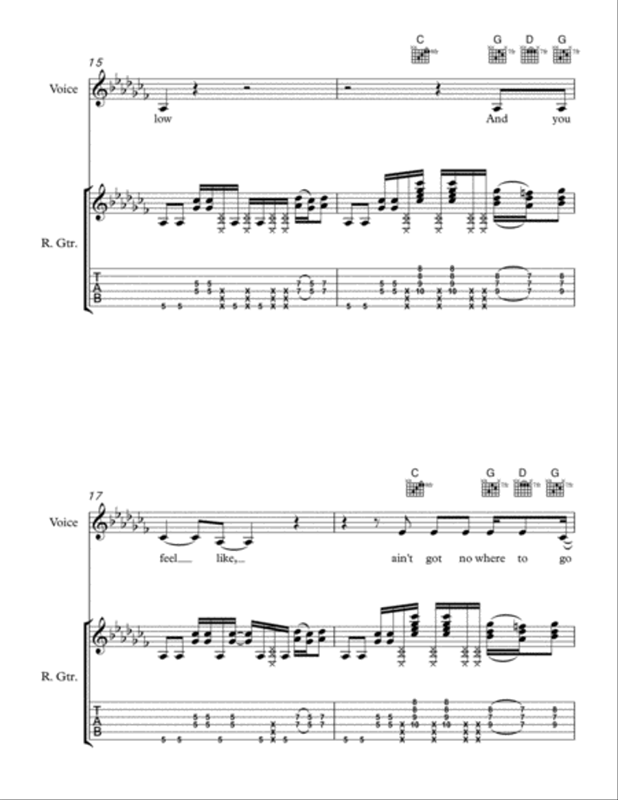 Keep On Keepin' On Electric Guitar scores gallery preview page 4