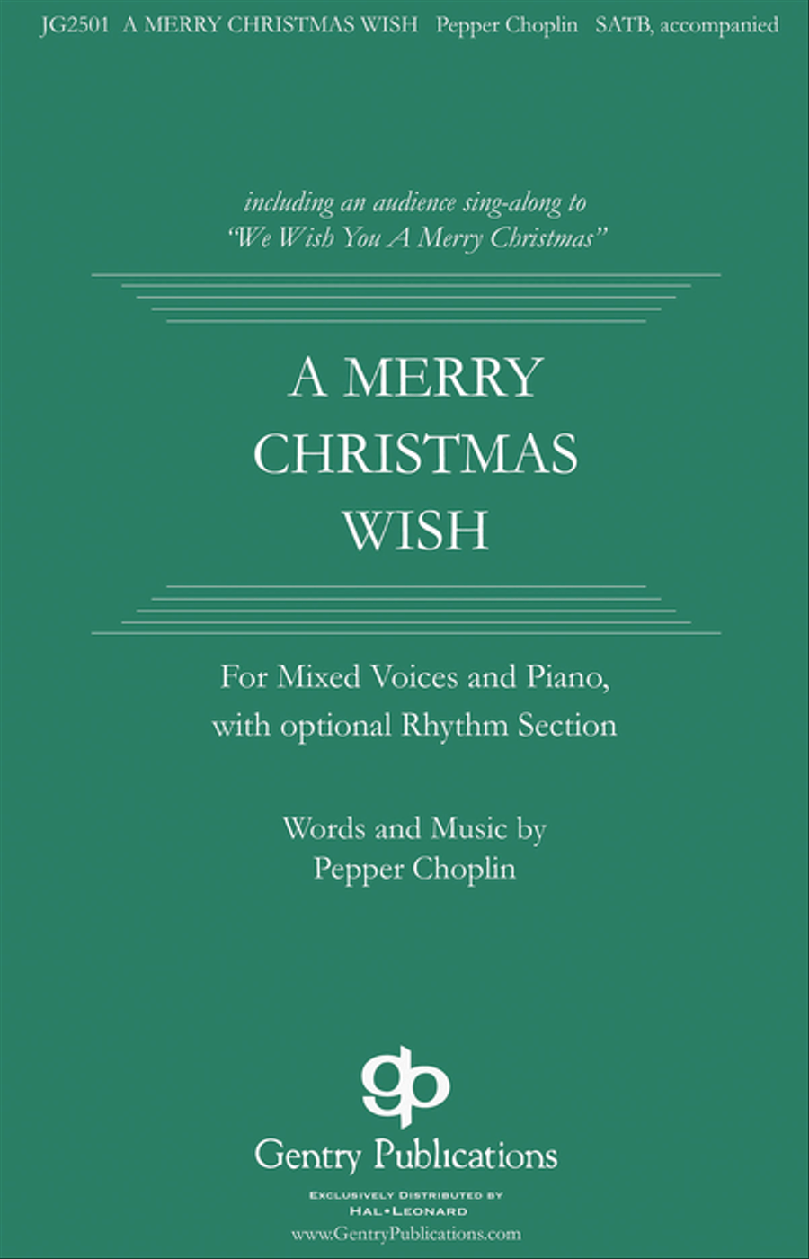 A Merry Christmas Wish 4-Part scores gallery preview page 1