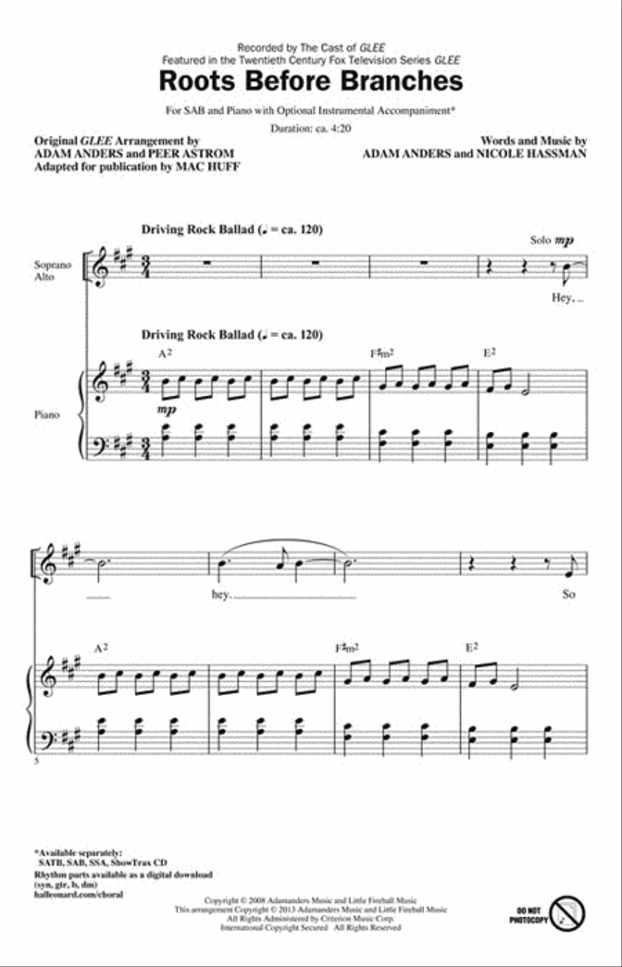 Roots Before Branches 3-Part scores gallery preview page 2