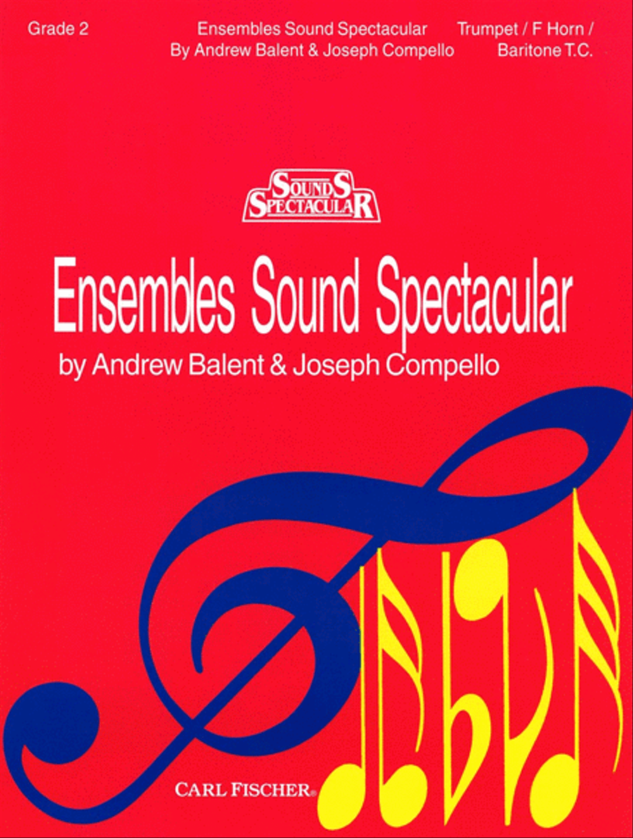 Ensembles Sound Spectacular - Book 2 Concert Band Methods scores gallery preview page 1