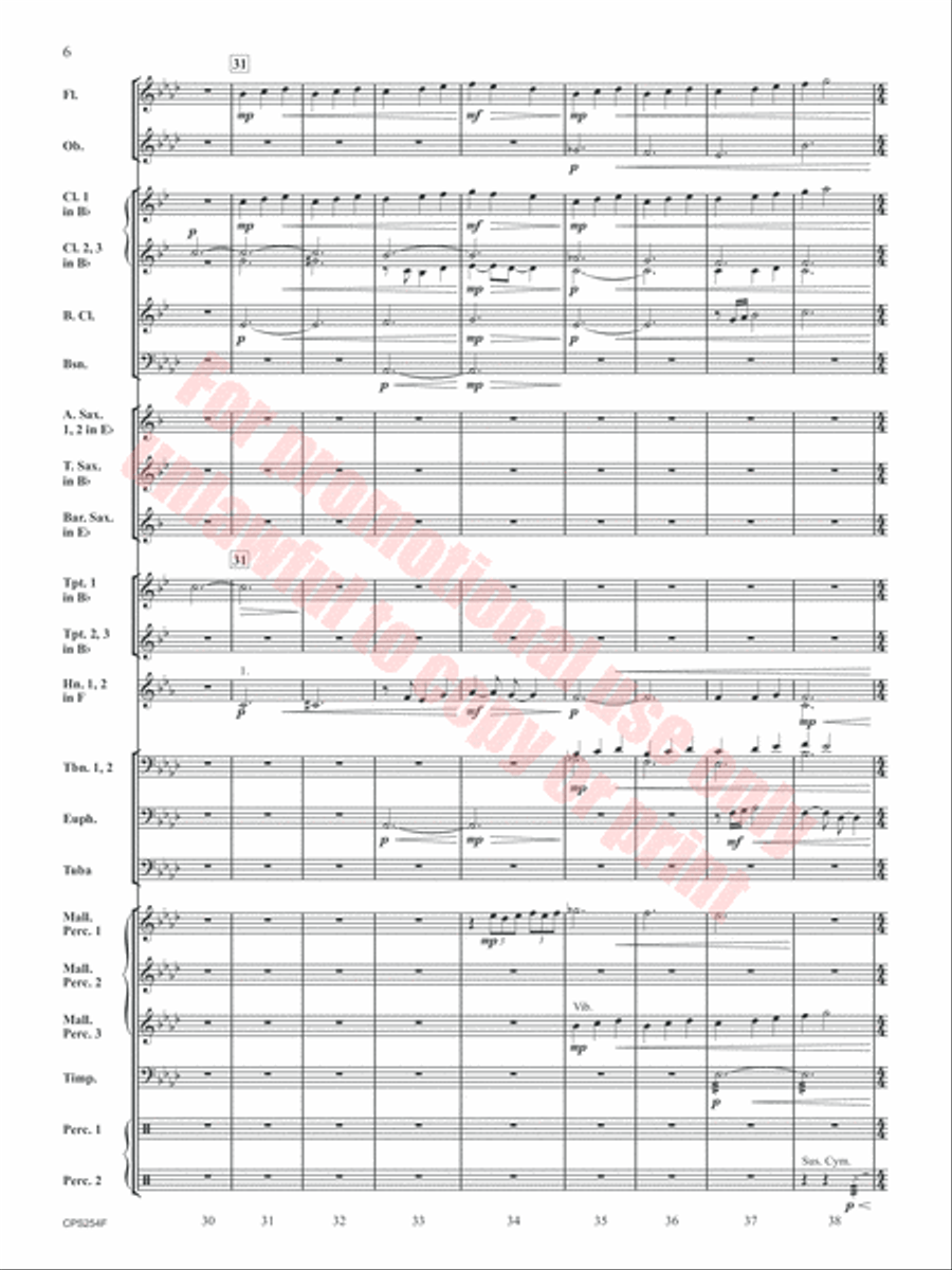As We Search Concert Band scores gallery preview page 7