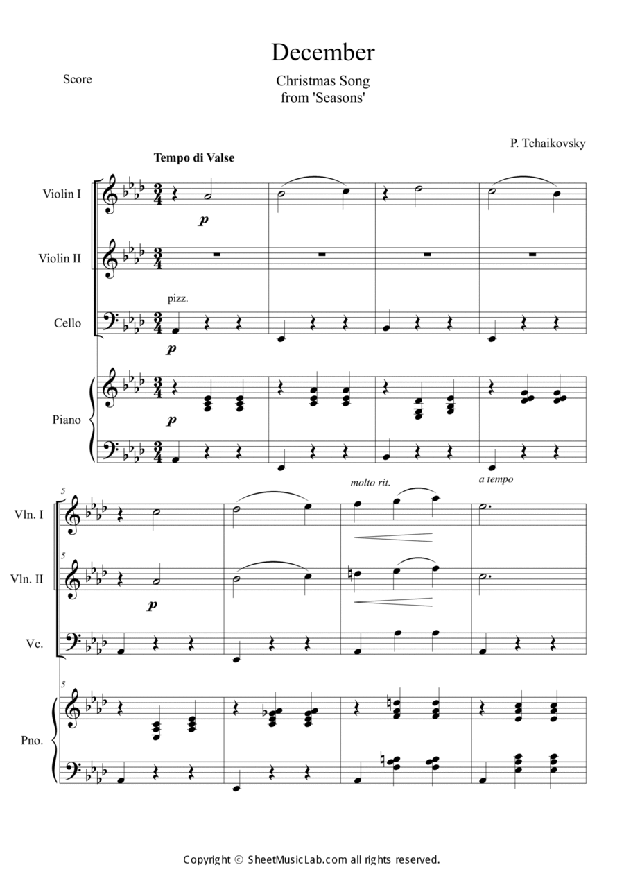 December (Christmas Song from Seasons)
