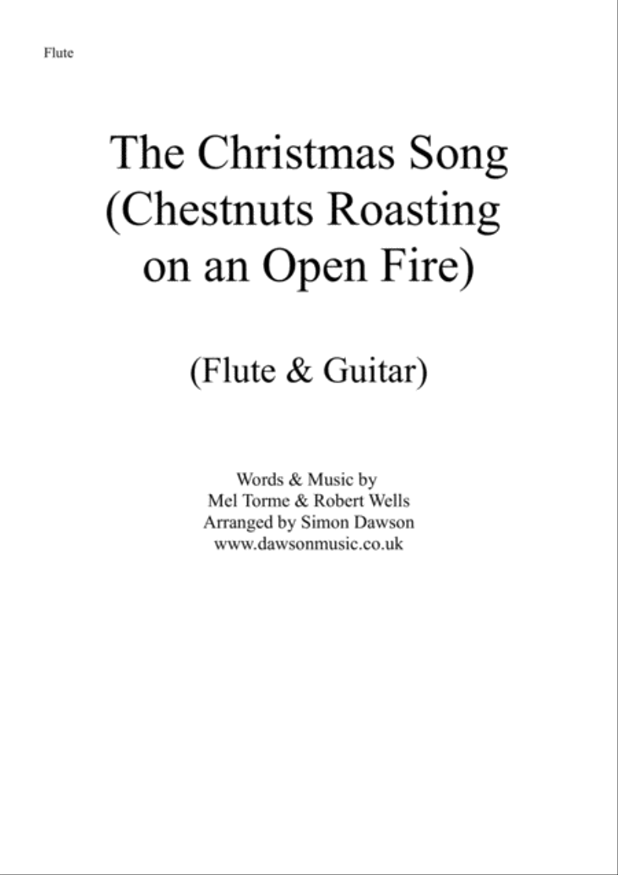 The Christmas Song (chestnuts Roasting On An Open Fire) Flute Solo scores gallery preview page 1