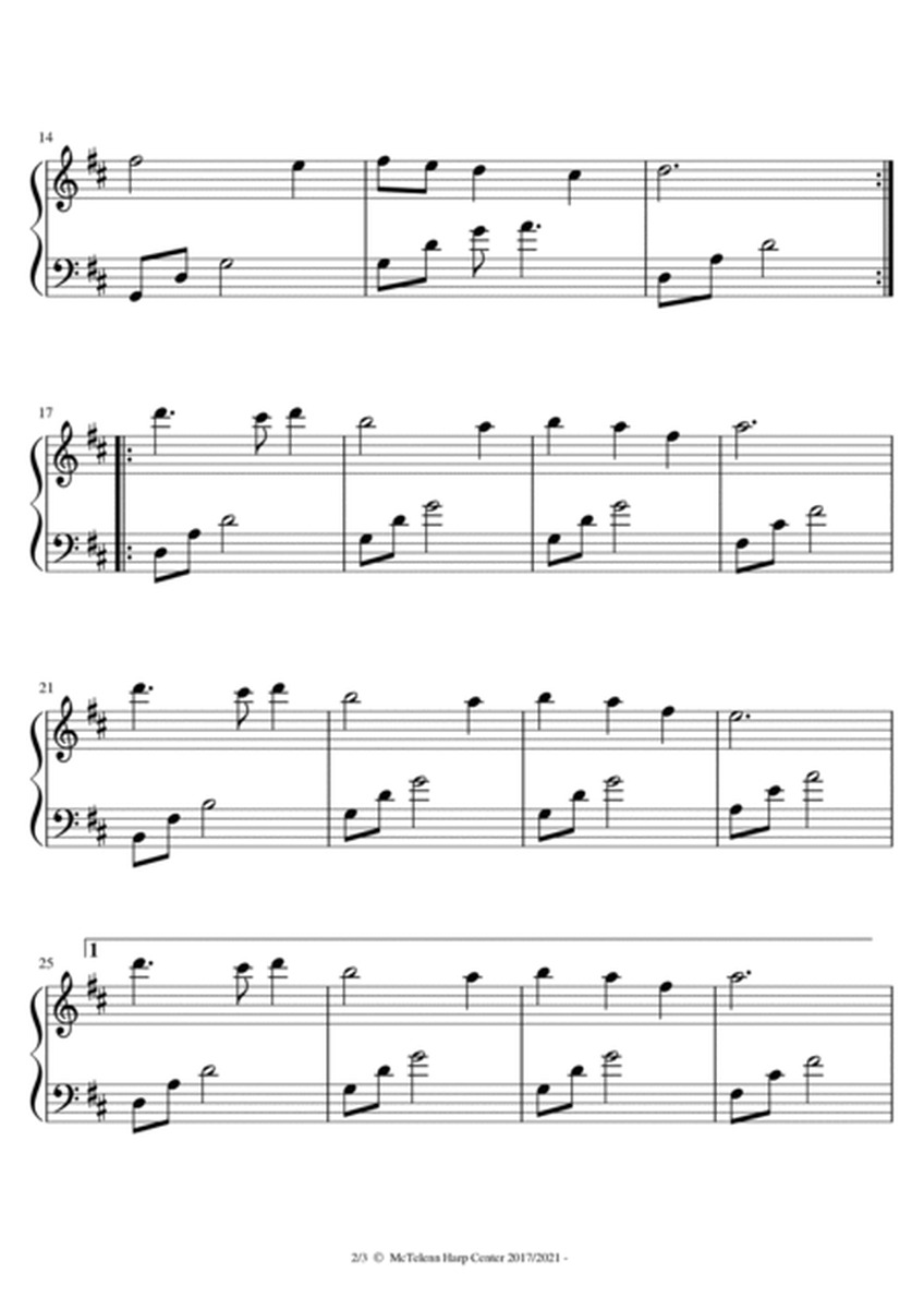 Leaving to Lismore Waltz - intermediate & 34 String Harp | McTelenn Harp Center image number null
