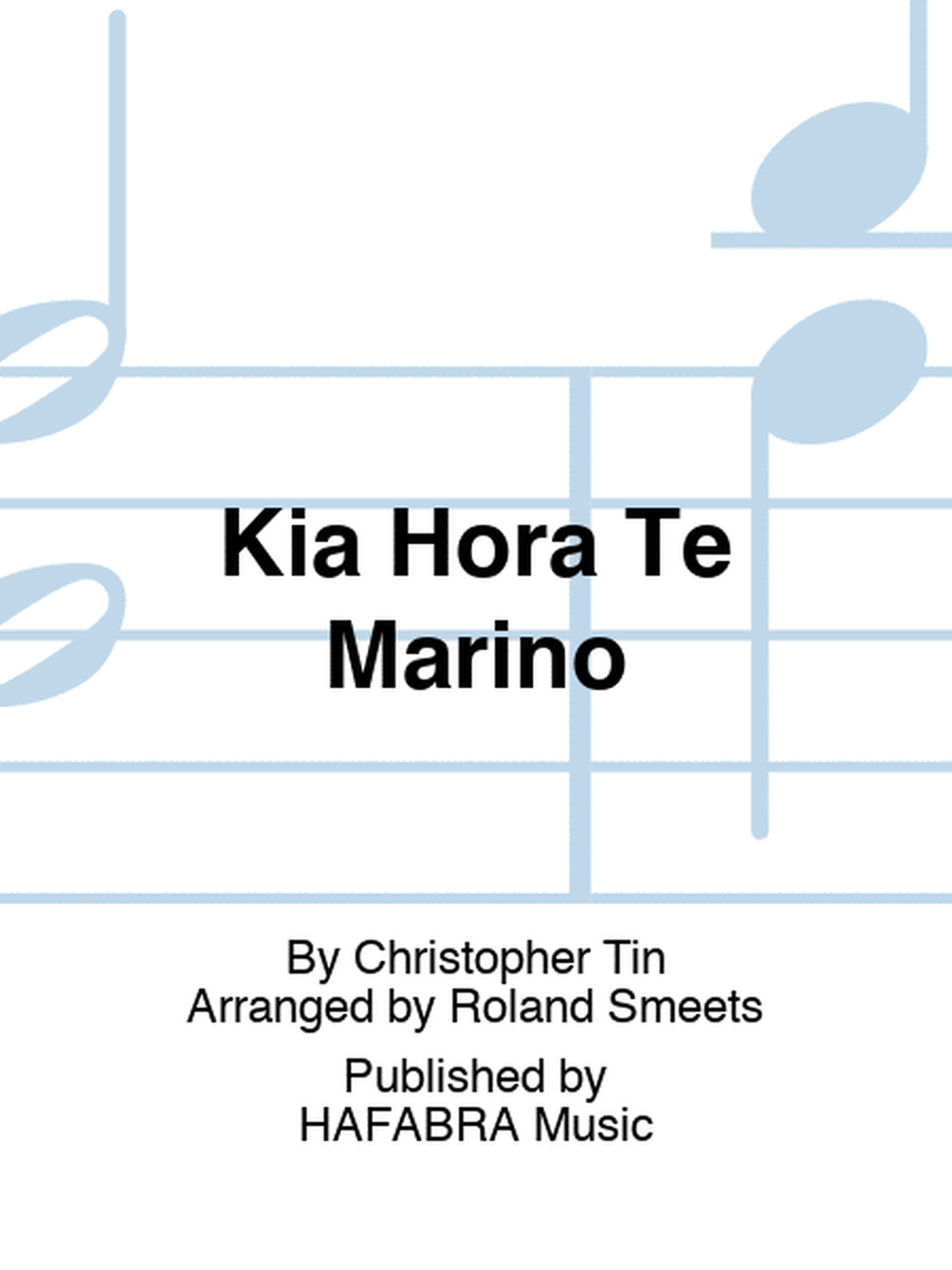 Kia Hora Te Marino