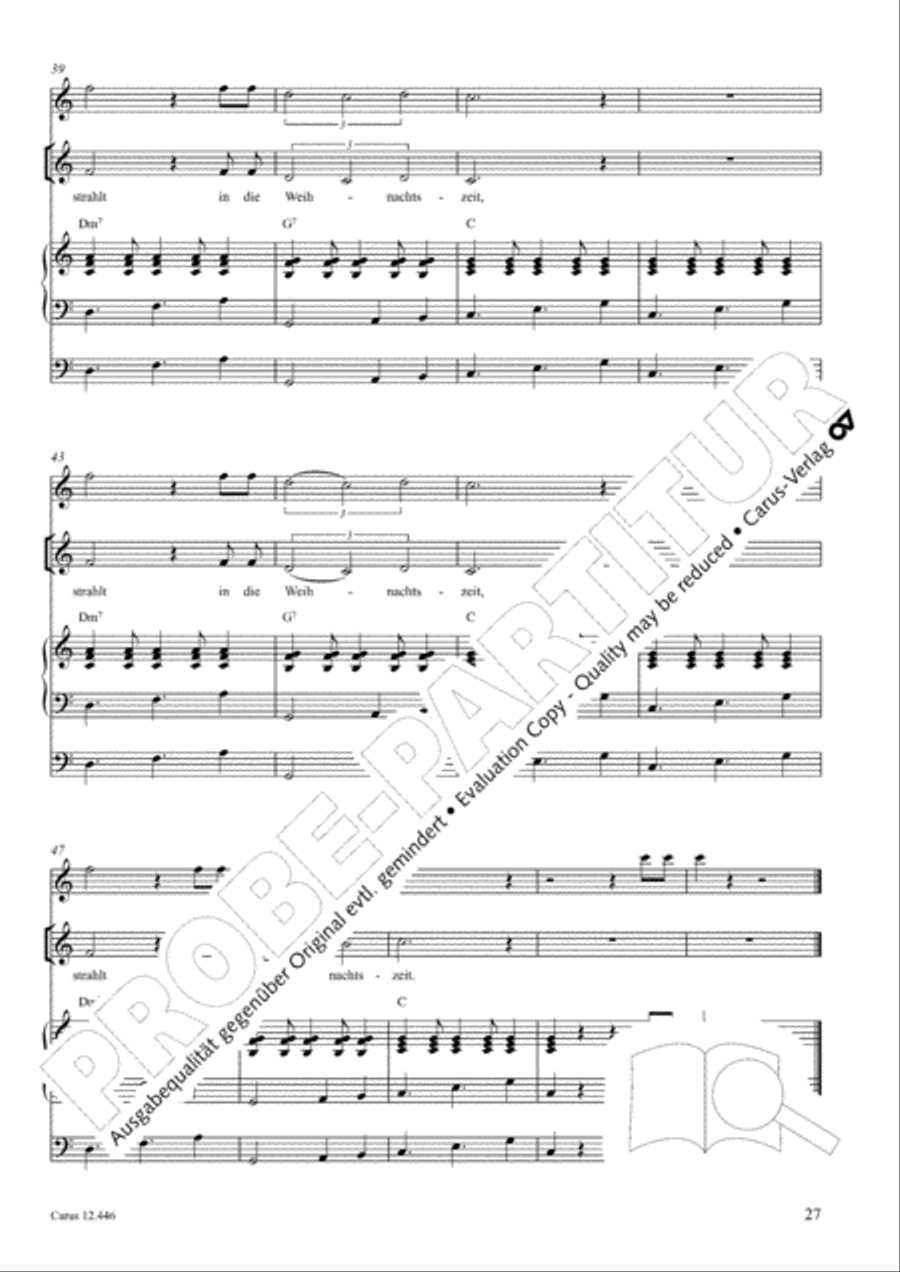 Die Freude dieser Zeit Children's Choir scores gallery preview page 28