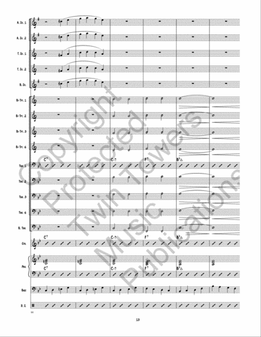 Model Train Model Train Jazz Ensemble scores gallery preview page 14