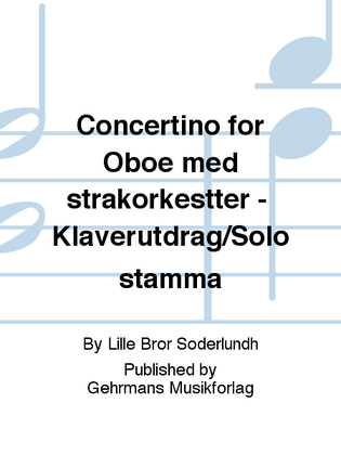 Concertino for Oboe med strakorkestter - Klaverutdrag/Solostamma