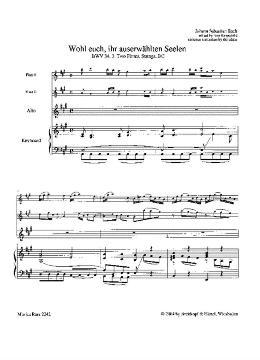Complete Arias from the Cantatas, Masses, Oratorios Flute scores gallery preview page 2