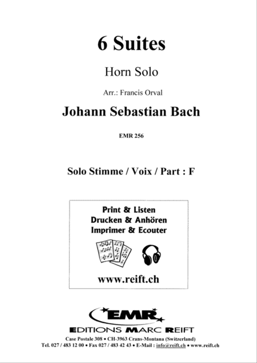6 Suites Horn Solo scores gallery preview page 2