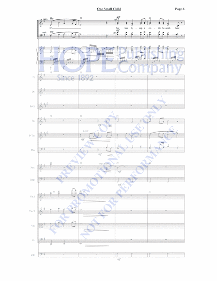 One Small Child Orchestra scores gallery preview page 7