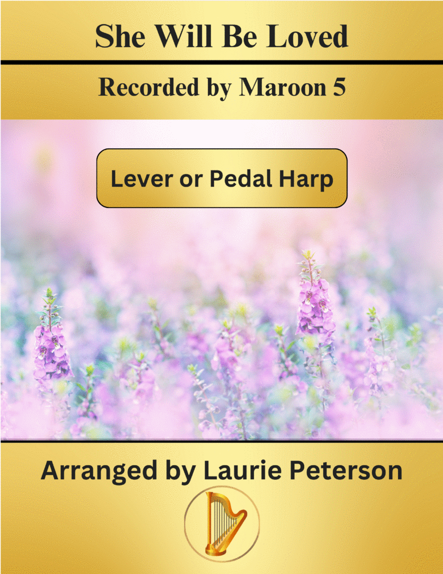 She Will Be Loved She Will Be Loved Celtic Harp scores gallery preview page 1