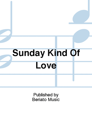 Book cover for Sunday Kind Of Love