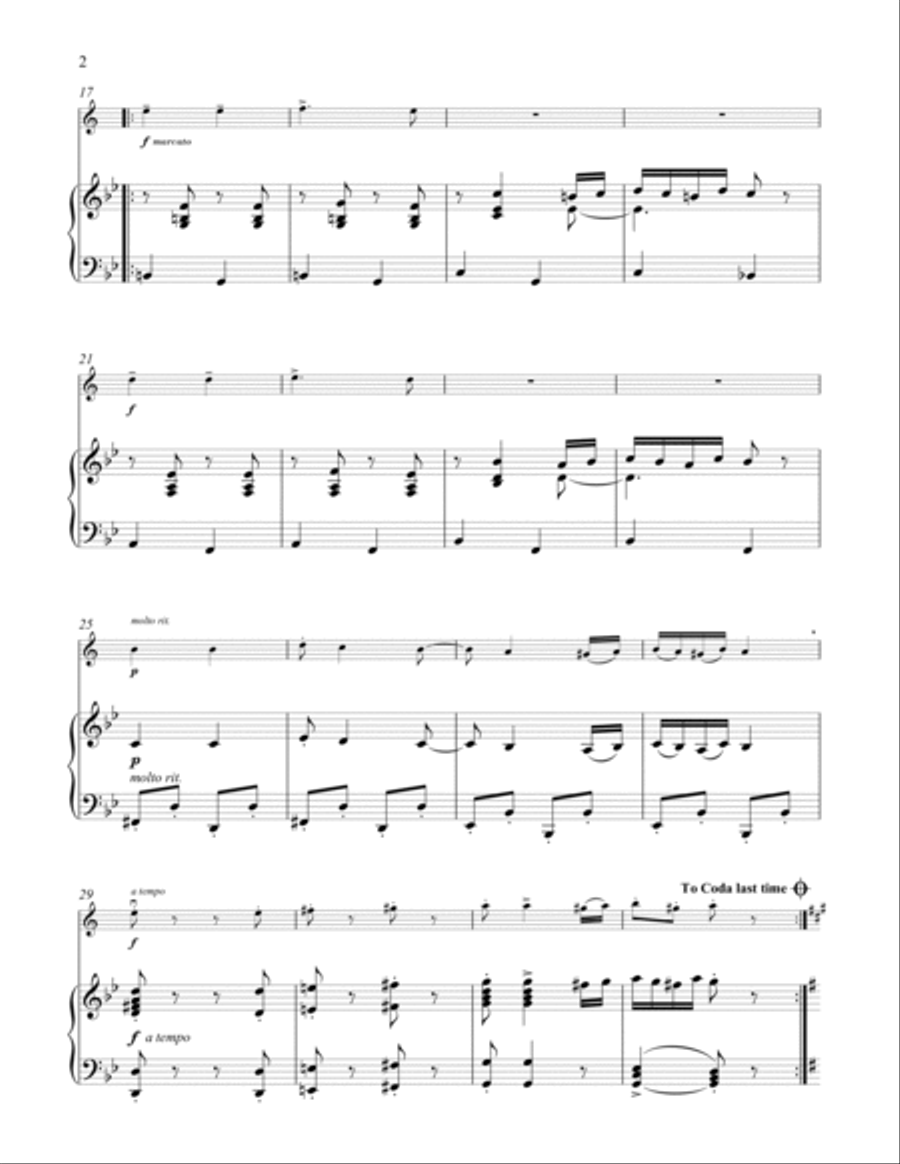Hungarian Dance No. 5 Hungarian Dance No. 5 Clarinet Solo scores gallery preview page 2