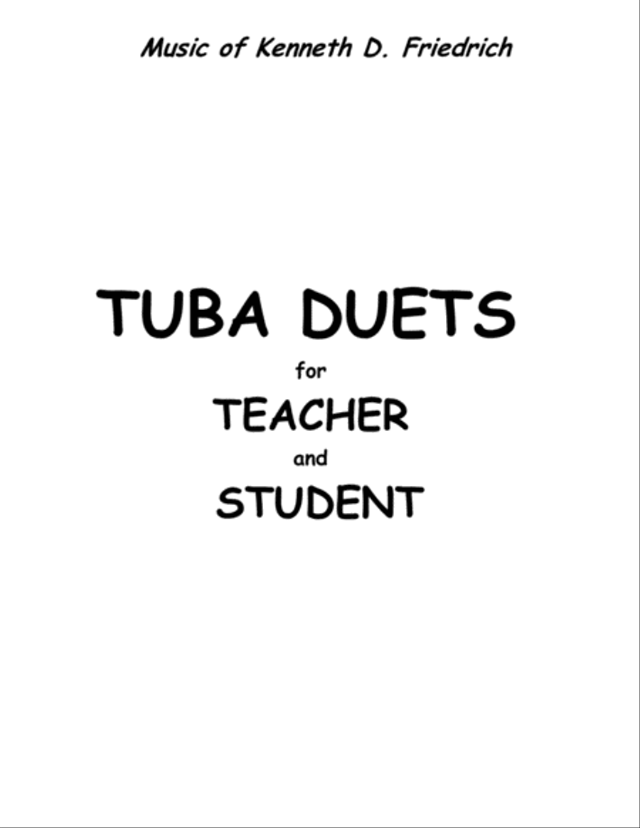 Tuba Duets for Teacher and Student Brass Duet scores gallery preview page 1