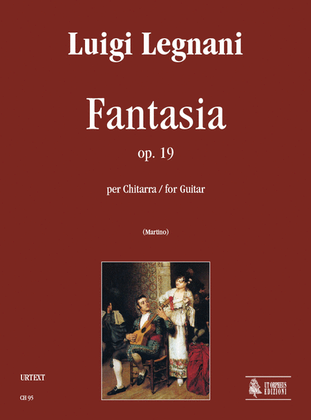 Book cover for Fantasia Op. 19 for Guitar