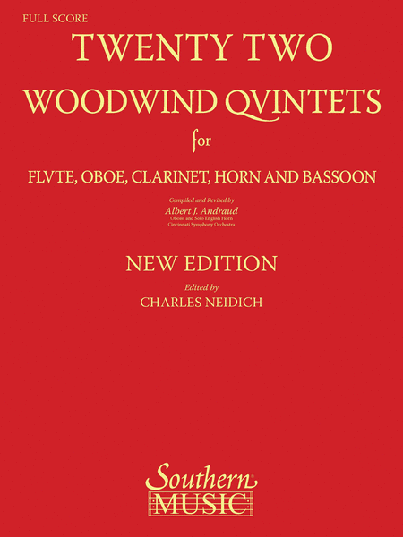 Twenty-two ( 22) Woodwind Quintets