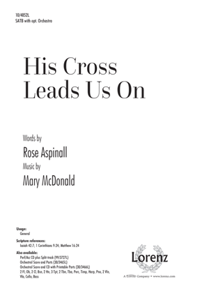 Book cover for His Cross Leads Us On