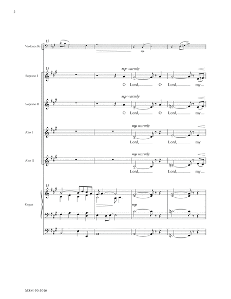 Lord, My Heart Is Not Proud (Downloadable Choral Score)