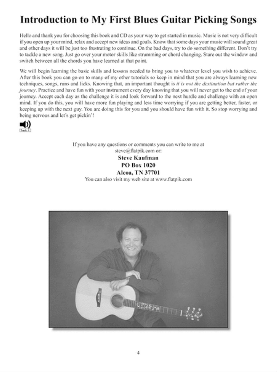 My First Blues Guitar Picking Songs Electric Guitar scores gallery preview page 5