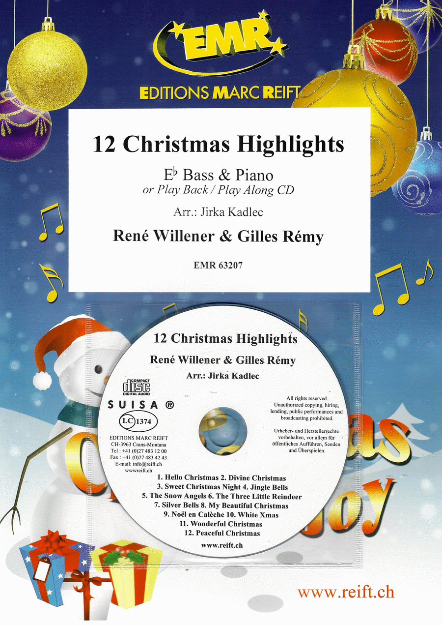 Book cover for 12 Christmas Highlights