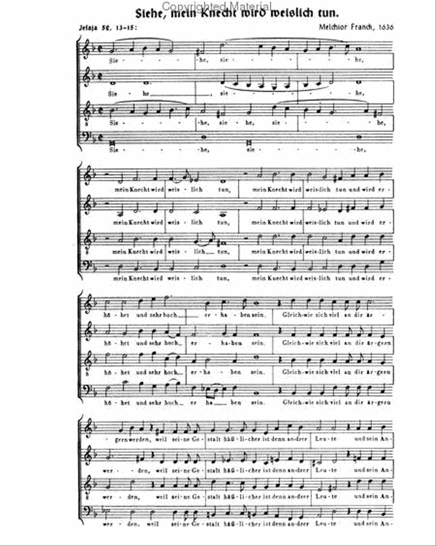 Sieben Motetten aus: Paradisus Musicus Choir scores gallery preview page 6