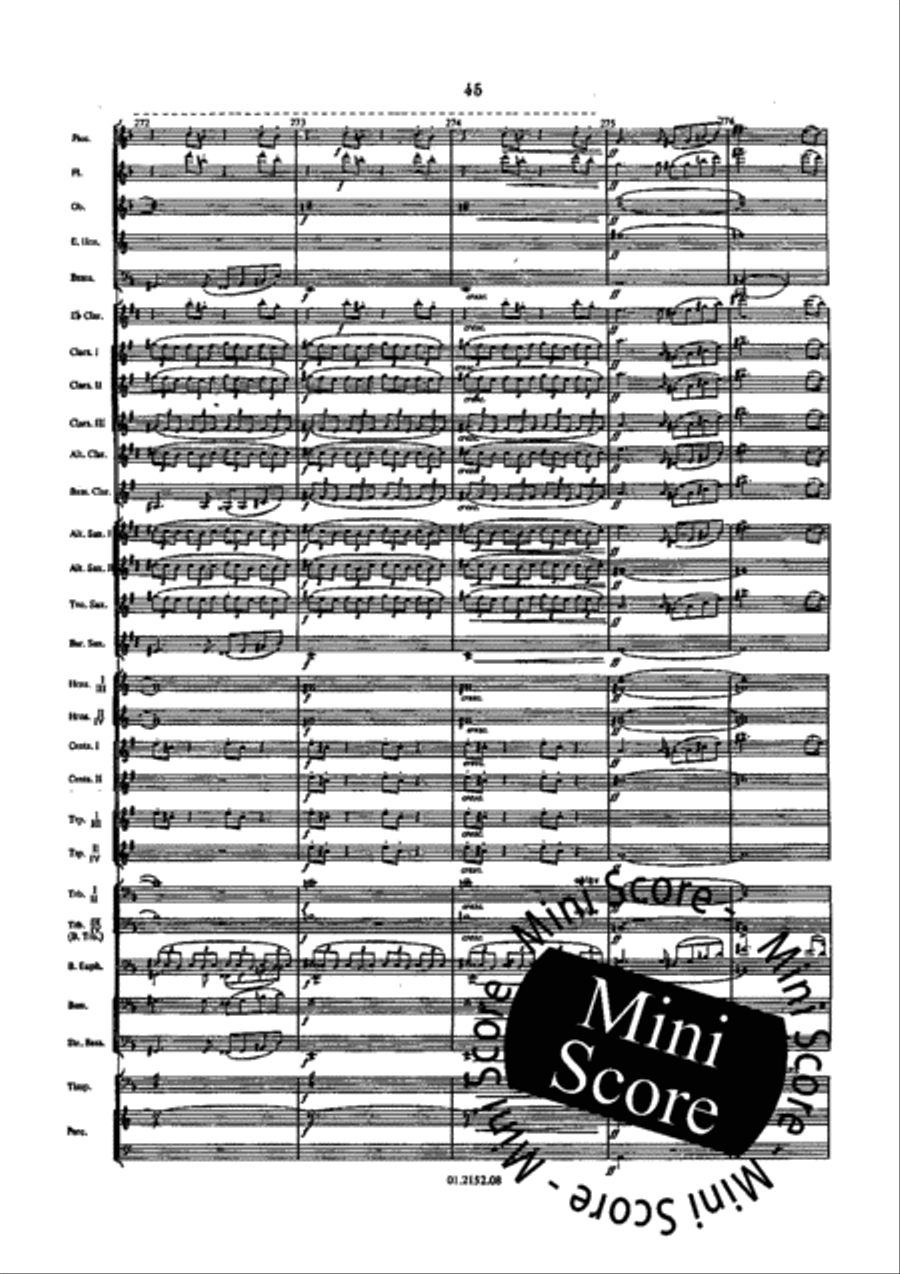Le Roi D'Ys Concert Band scores gallery preview page 51