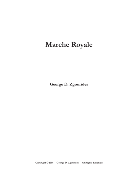 MARCHE ROYALE (1998)