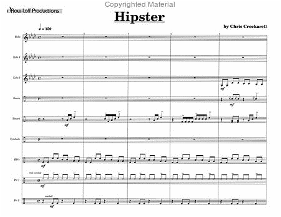 Hipster Hipster Percussion Ensemble scores gallery preview page 3