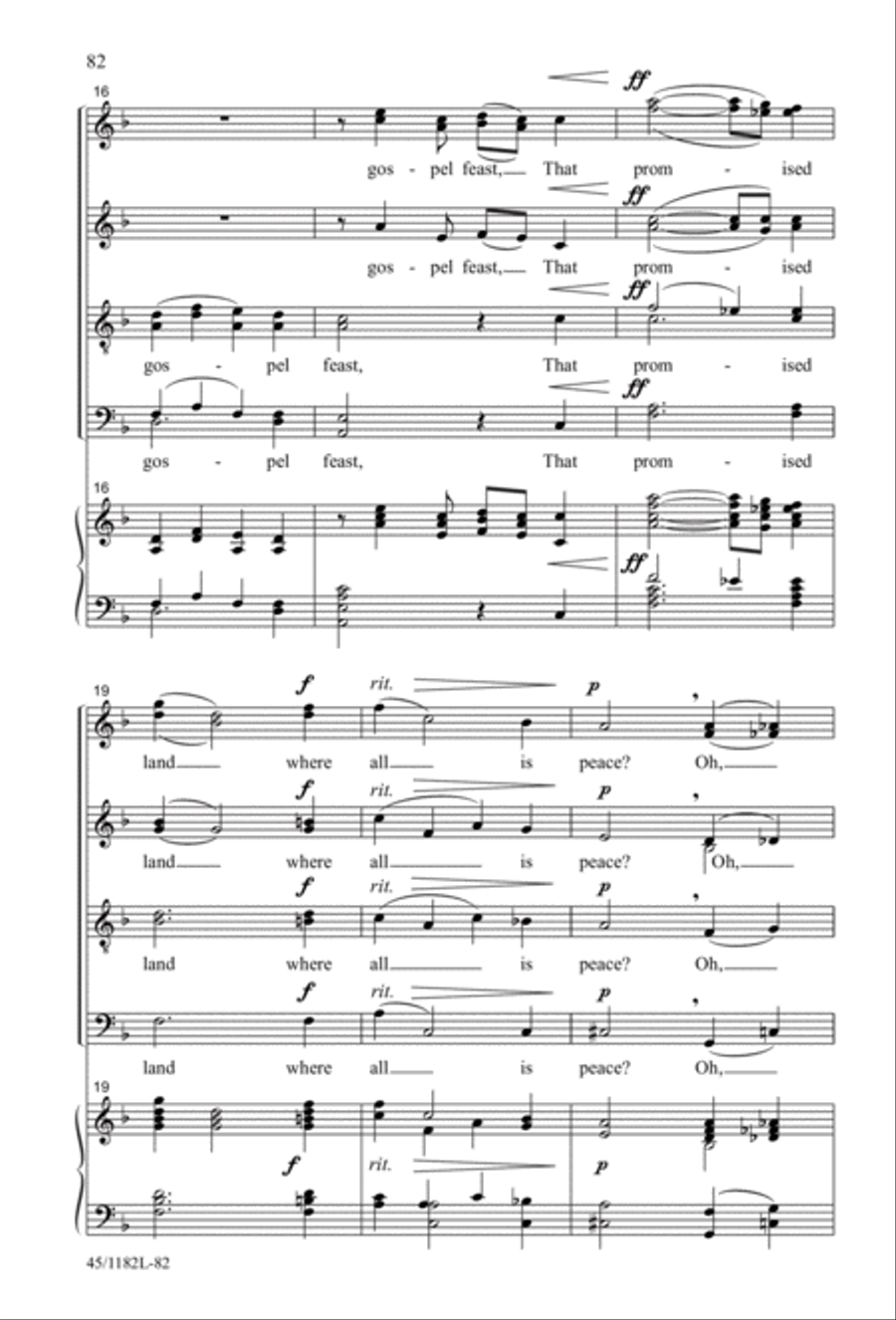 All Around A Cappella 4-Part scores gallery preview page 59