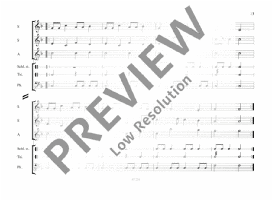 Old French Dances SSA scores gallery preview page 14