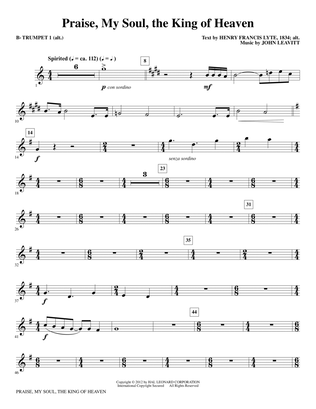Praise, My Soul, The King Of Heaven - Bb Trumpet 1 (alt. C Tpt. 1)