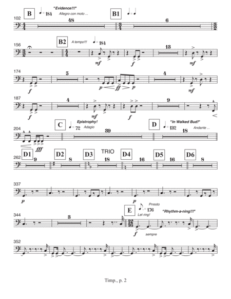 Concerto for Orchestra, opus 111 (2005) Timpani part