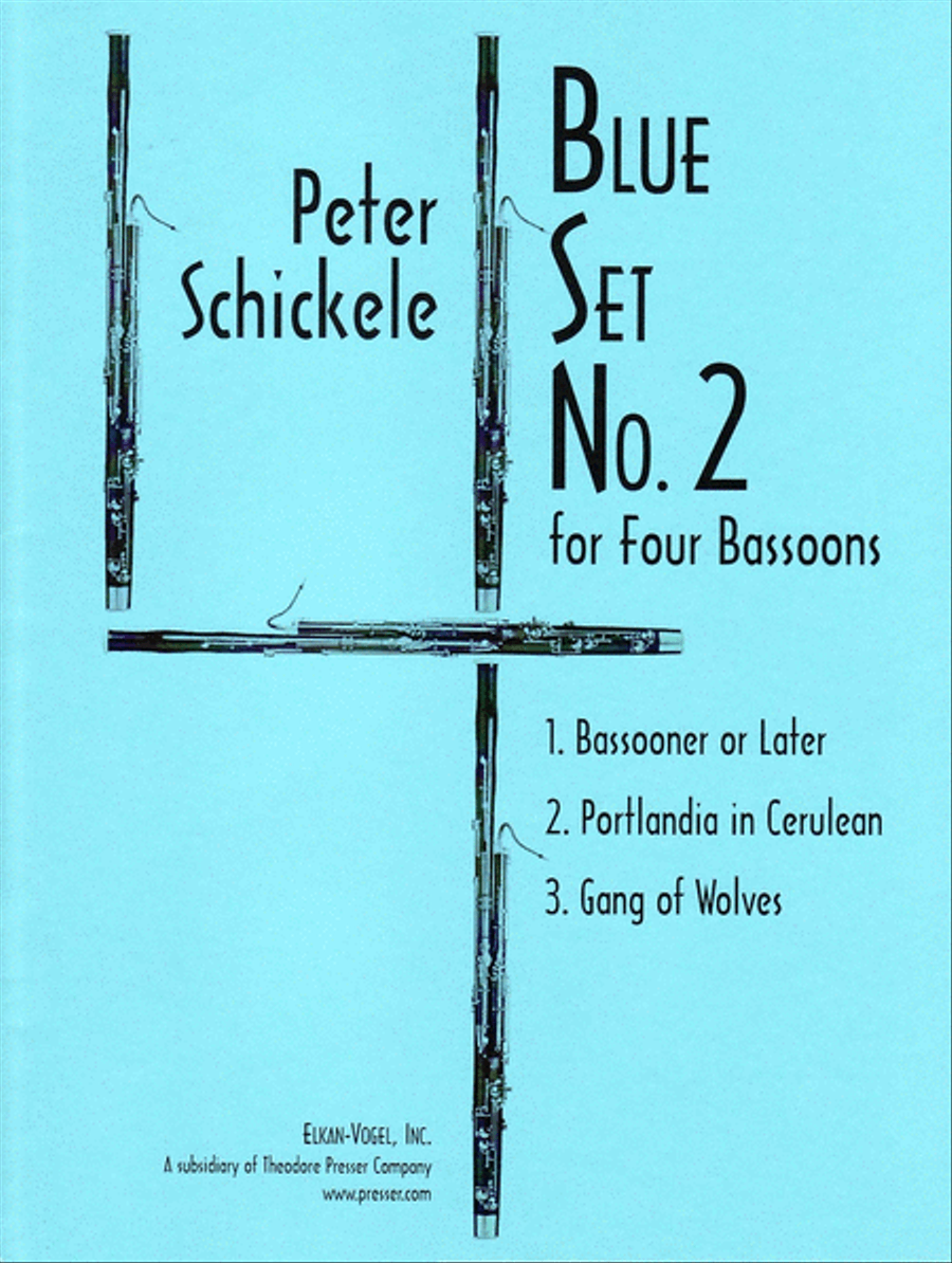 Blue Set No. 2 Bassoon Quartet scores gallery preview page 1