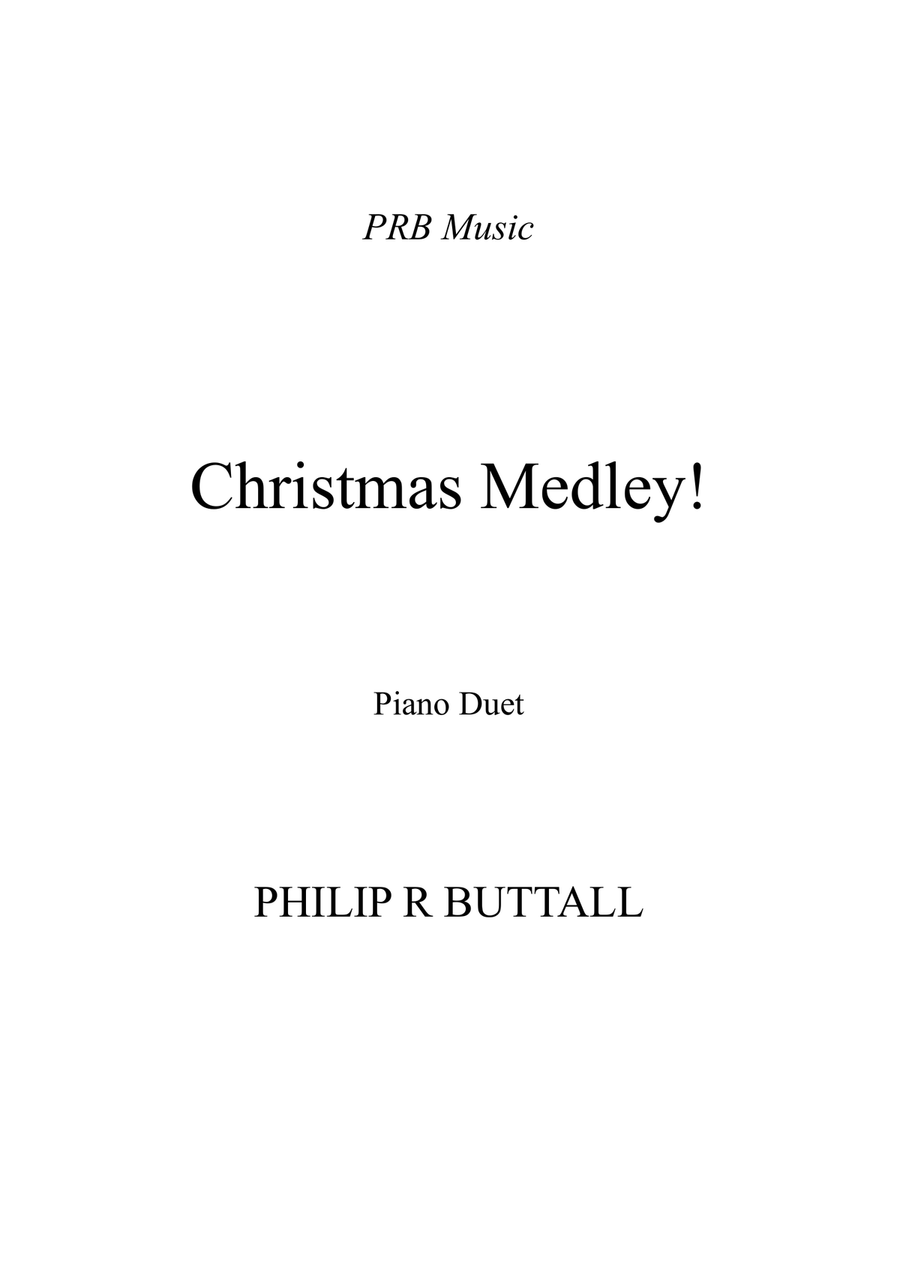 Christmas Medley (Piano Duet - Four Hands) Piano Duet scores gallery preview page 1
