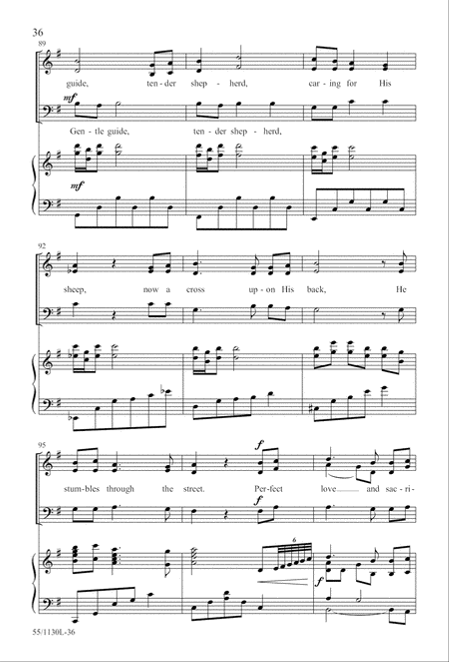 Journey to the Cross 3-Part scores gallery preview page 37