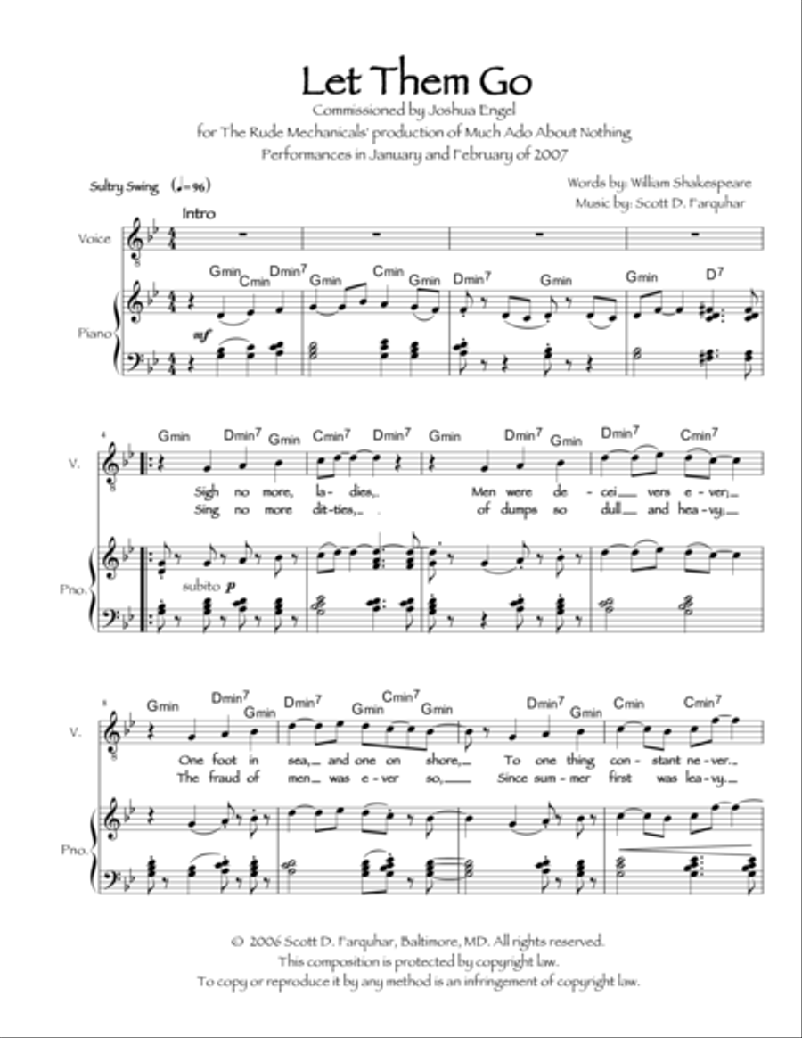 Let Them Go Let Them Go Alto Voice scores gallery preview page 1