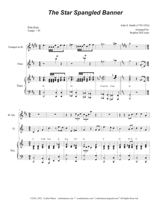 The Star Spangled Banner (Flute solo and Piano)