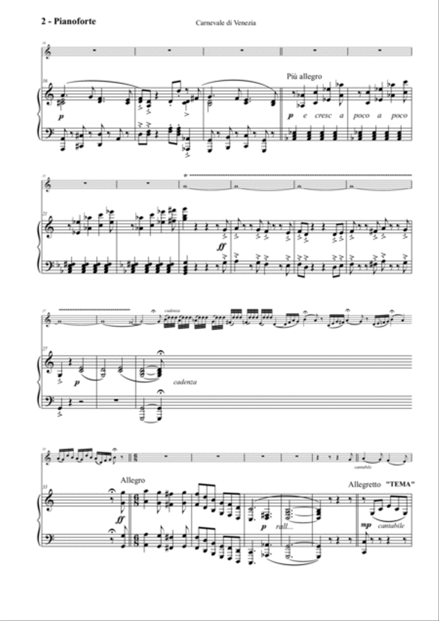 Carnevale di Venezia ocarina scores gallery preview page 5
