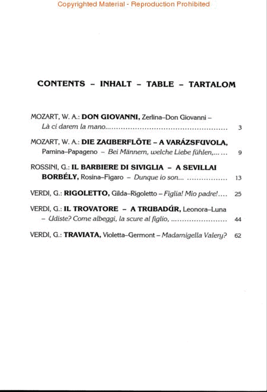 Famous Opera Duets – Volume 2 Piano Accompaniment scores gallery preview page 2