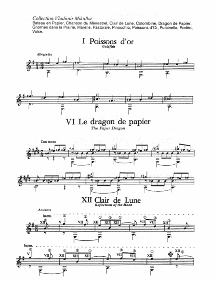 Mascarades - Volume 1 Acoustic Guitar scores gallery preview page 2