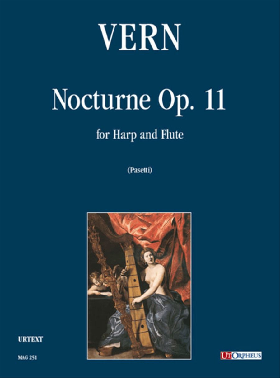 Nocturne Op. 11 for Harp and Flute Flute scores gallery preview page 1