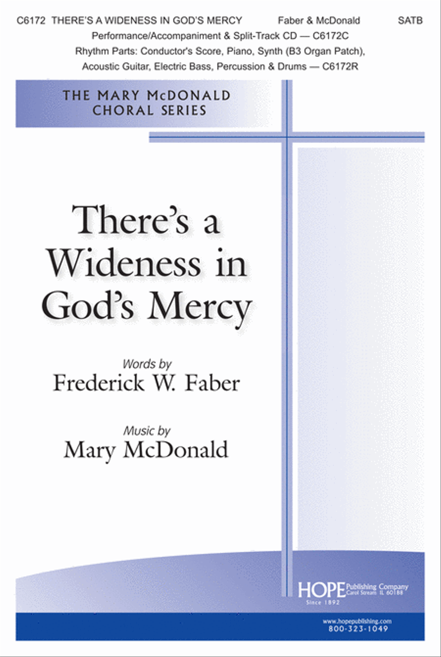 There's a Wideness in God's Mercy 4-Part scores gallery preview page 1