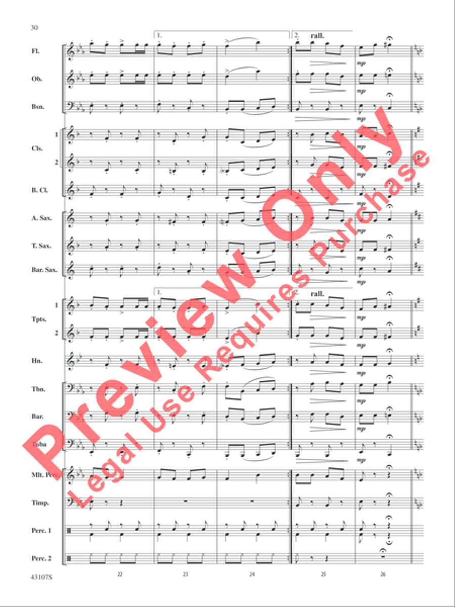 Happy Holidays---Vol. 2 Happy Holidays---Vol. 2 Concert Band scores gallery preview page 23