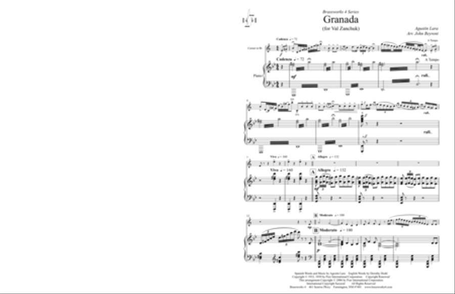 Granada Cornet scores gallery preview page 2